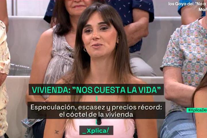 María González en 'laSexta Xplica'.