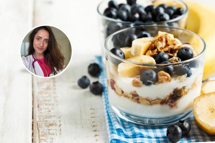 Yogur con fruta