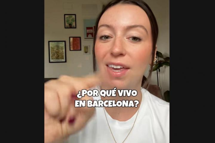 Anna, británica en Barcelona.
