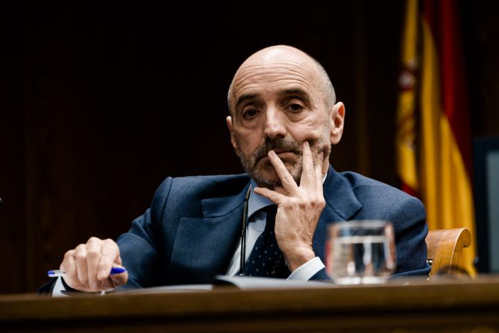 El empresario Julio Martínez, en la comisión de investigación en el Senado del 'caso Koldo'.