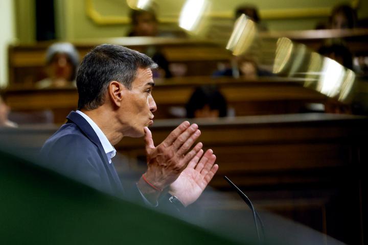 El presidente del Gobierno, Pedro Sánchez
