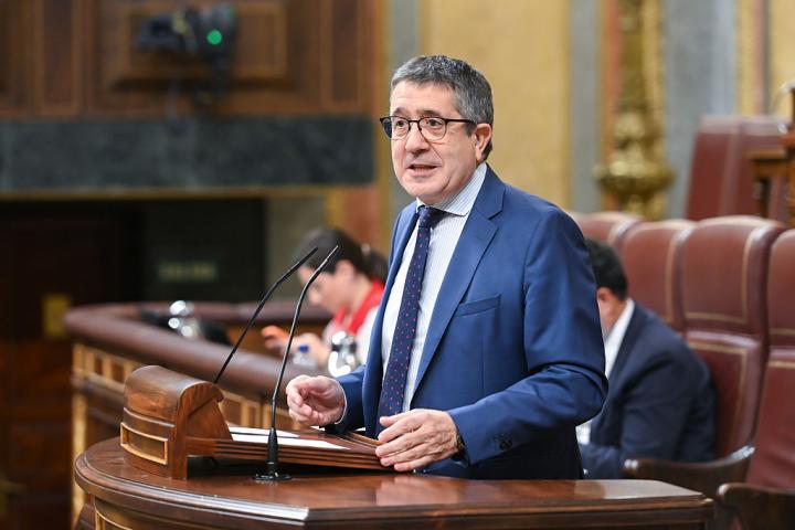Patxi López en el Congreso de los Diputados.