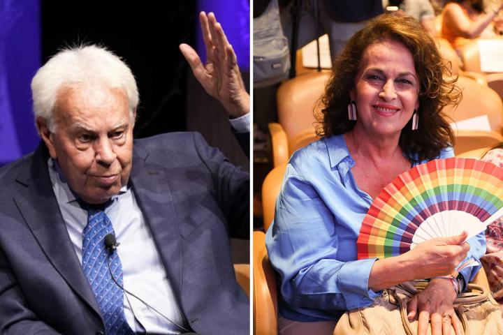 Felipe González y Carla Antonelli.