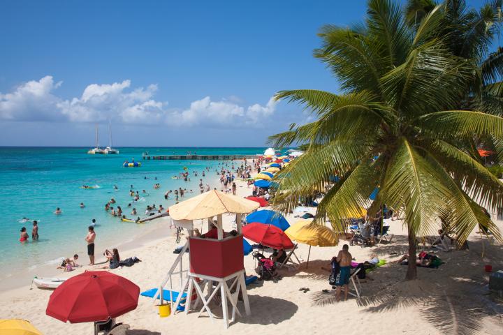 Una playa de Jamaica.