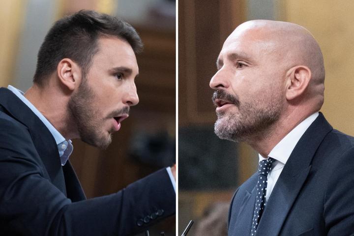 Víctor Gutiérrez y Jaime de los Santos en el Congreso.