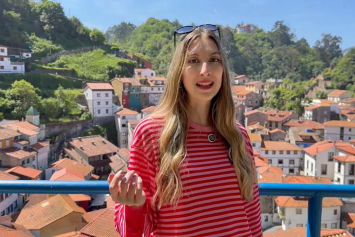 Vlada, creadora de contenido rusa.