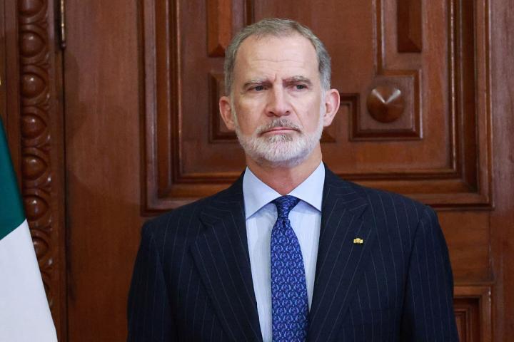 El rey Felipe VI, en México.