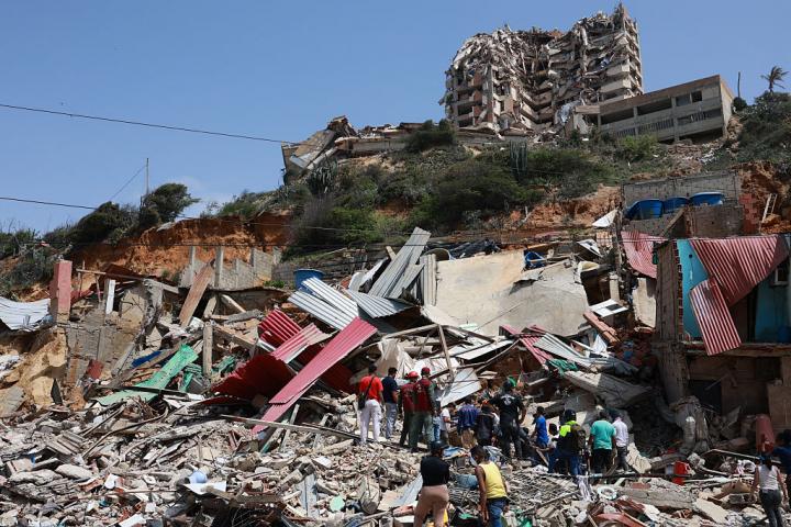 Imagen de destrozos provocados por el doble terremoto que ha sacudido el norte de Venezuela.
