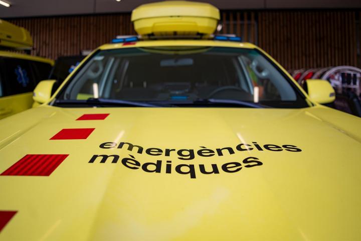 Coche oficial de Emergencias Cataluña.
