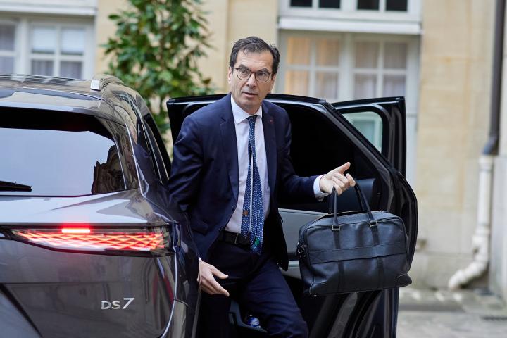 El ministro de Trabajo francés, Jean-Pierre Farandou, llega a una reunión del Ejecutivo galo.