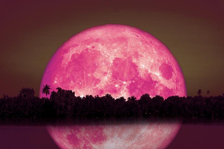Luna rosa del mes de junio