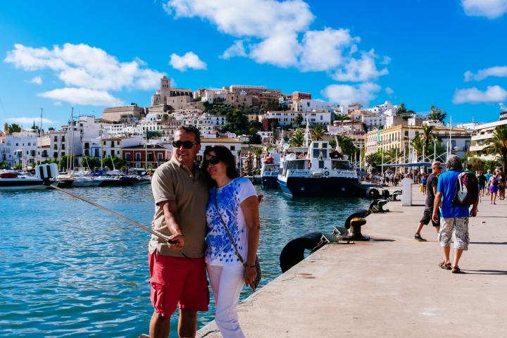 Turistas en ibiza