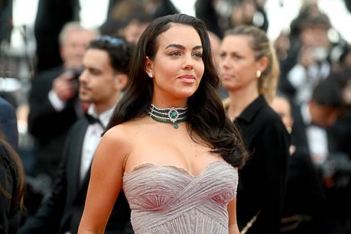 CANNES, FRANCE - MAY 18: Georgina Rodriguez attends the "Fjord" screening during the 79th annual Cannes Film Festival at Palais des Festivals on May 18, 2026 in Cannes, France. (Photo by Kristy Sparow/Getty Images)