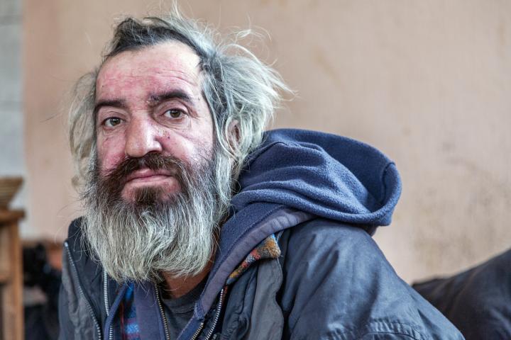 Retrato de un hombre vagabundo