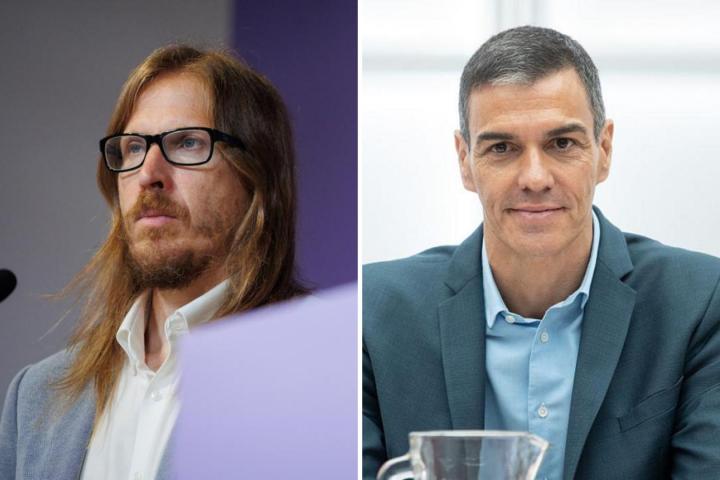 Pablo Fernández y Pedro Sánchez, en una imagen de archivo.