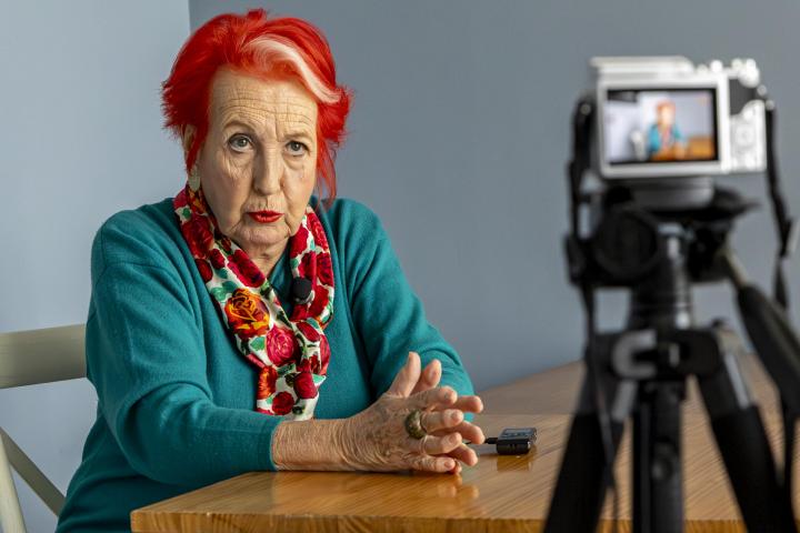 La periodista Rosa María Calaf durante una entrevista con la Agencia EFE el pasado 28 de enero de 2026.