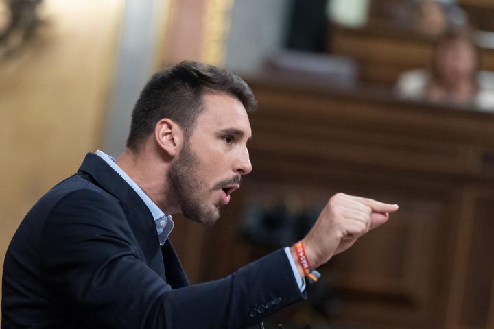 Víctor Gutiérrez en el Congreso.