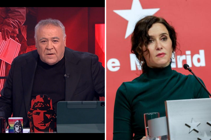Antonio García Ferreras e Isabel Díaz Ayuso, en una imagen de archivo.