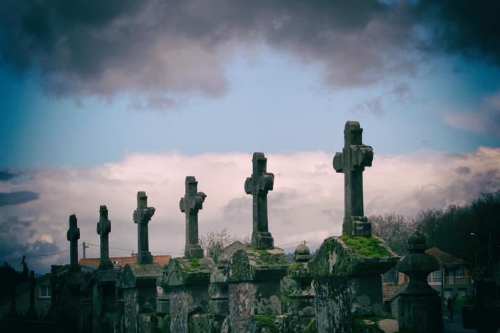 Detalle de un cementerio