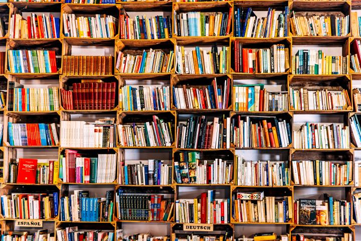 Estanterías llenas de libros