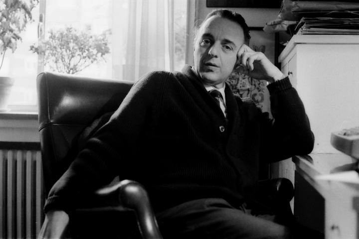 El psiquiatra franquista Antonio Vallejo-Nájera (1989-1960), conocido por sus prácticas de eugenesia y pseudoteorías científicas; en Madrid, en 1977.