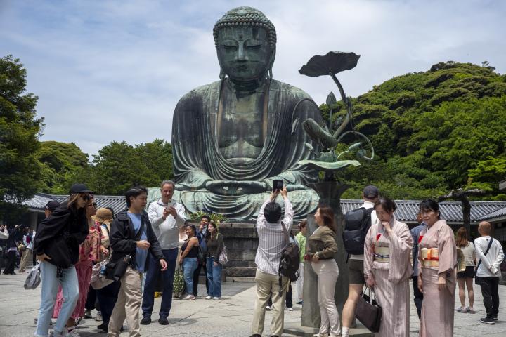 Turistas en Japon