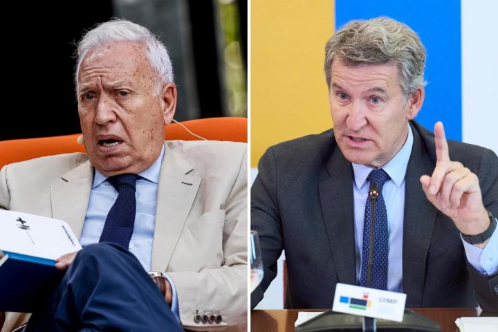 Fotomontaje de José Manuel García-Margallo y Alberto Núñez Feijóo.