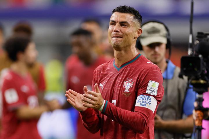 Cristiano Ronaldo, entre lágrimas por la derrota