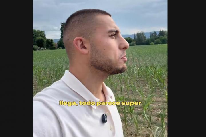 Lukas Acedo, español en Suiza.