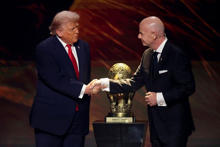 Trump, premiado por la FIFA en el sorteo del Mundial