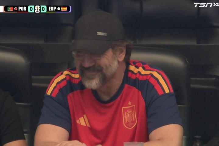 Bardem en el Portugal-España