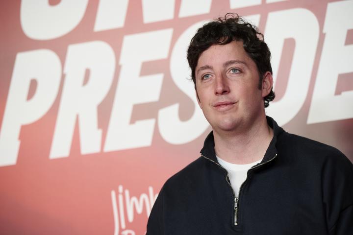 Francisco Nicolás, popularmente conocido como 'el Pequeño Nicolás', durante la premier de 'Torrente Presidente'.