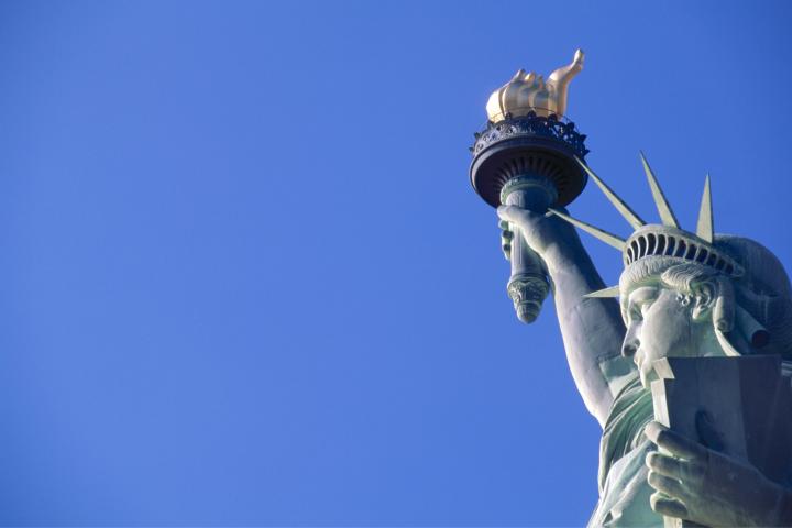 La Estatua de la Libertad de Nueva York.
