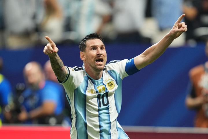 Leo Messi, eufórico