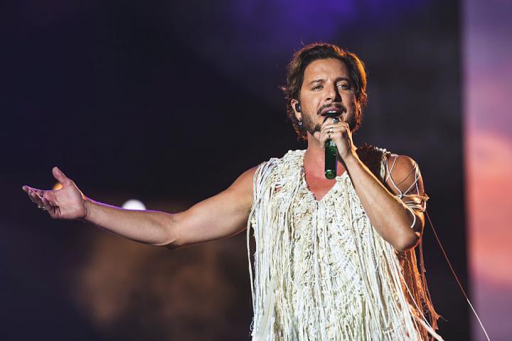 Manuel Carrasco en el Movistar Arena en octubre del pasado año.