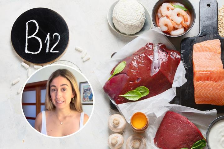 Paula Marrero y productos ricos en B12