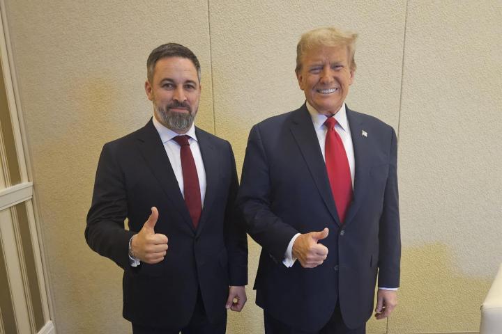 Santiago Abascal y Donald Trump
