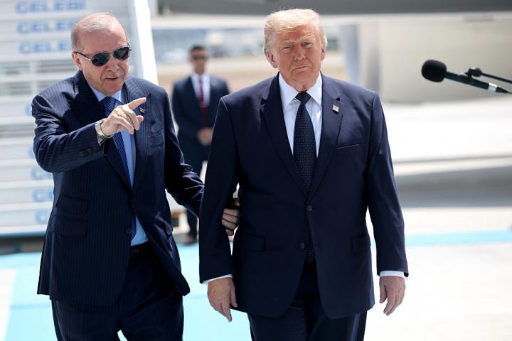 Trump, junto a Erdogan este martes en Ankara (Turquía)