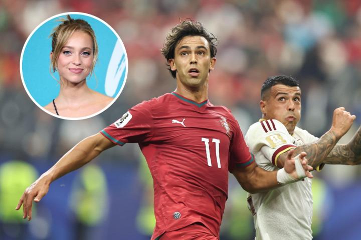 Magui Corceiro, João Félix y Pedro Perro