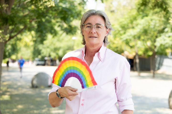 Marta Higueras, durante su entrevista con El HuffPost