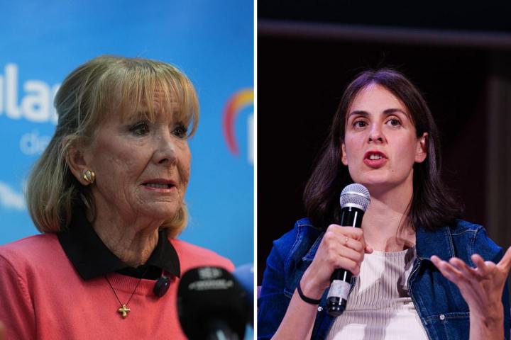 Esperanza Aguirre y Rita Maestre, en una imagen de archivo.