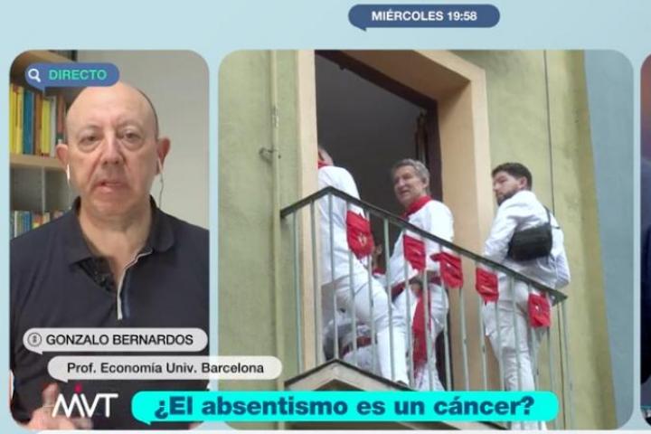 Gonzalo Bernardos en 'Más Vale Tarde'.
