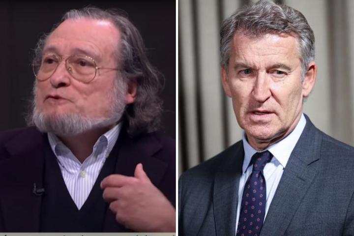 Santiago Niño Becerra y Alberto Núñez Feijóo.