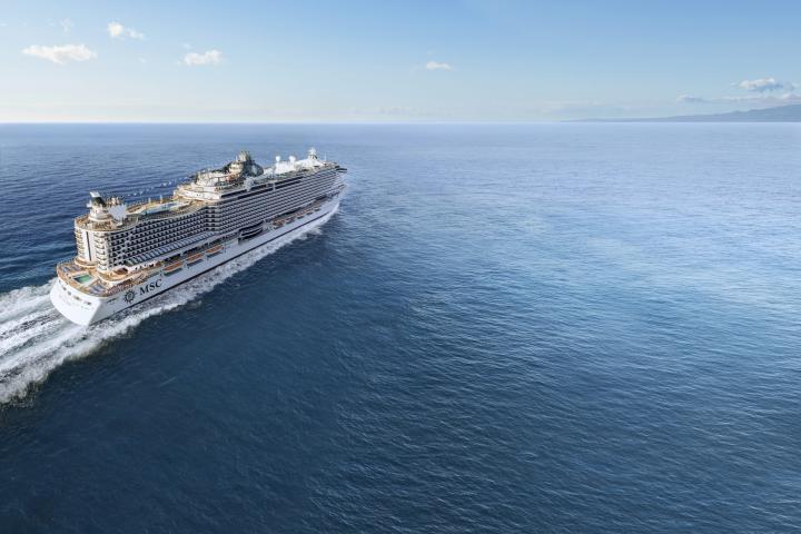 Un barco de MSC cruceros.
