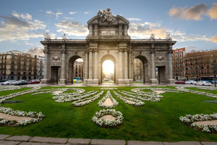 Imagen de la Puerta de Alcalá de Madrid.