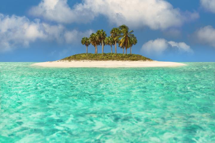 La imagen de una isla.