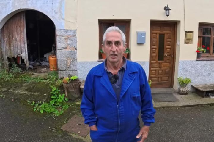 Manuel, granjero asturiano.