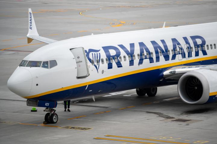 Un avión de Ryanair, en una imagen de archivo