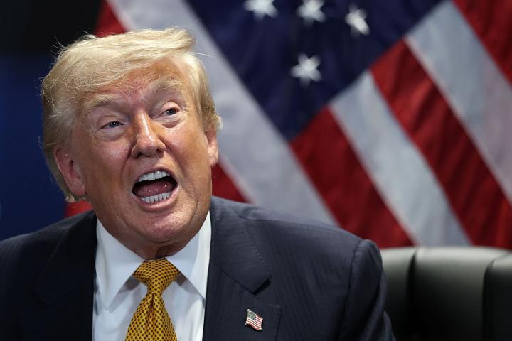 Donald Trump, durante una intervención en paralelo a la cumbre de la OTAN en Ankara