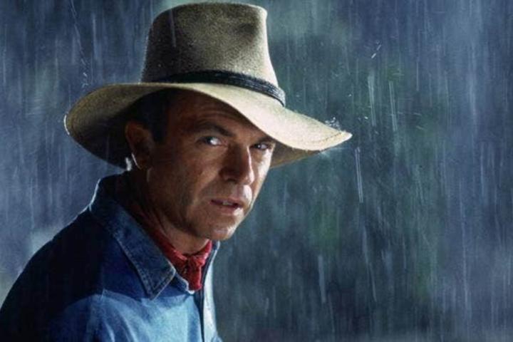 El actor Sam Neill en 'Jurassic Park'.
